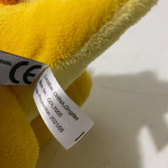 Prextex Stegosaurus Dinosaur Plush 12" Yellow - Picture 7 of 7